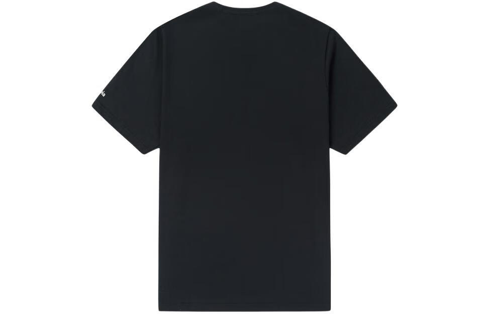 哥伦比亚（Columbia）字母Logo印花运动休闲圆领短袖T恤男款黑色 黑色 M