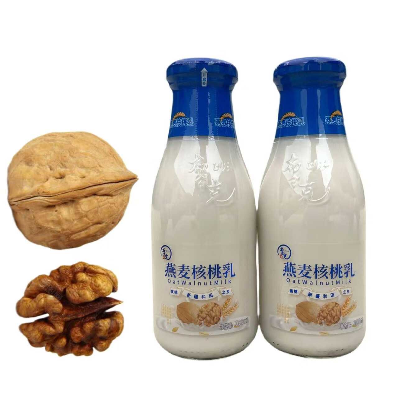 布扎克新疆特产布扎克燕麦核桃乳300ml营养早餐0添加防腐剂饮品 300mL*10瓶