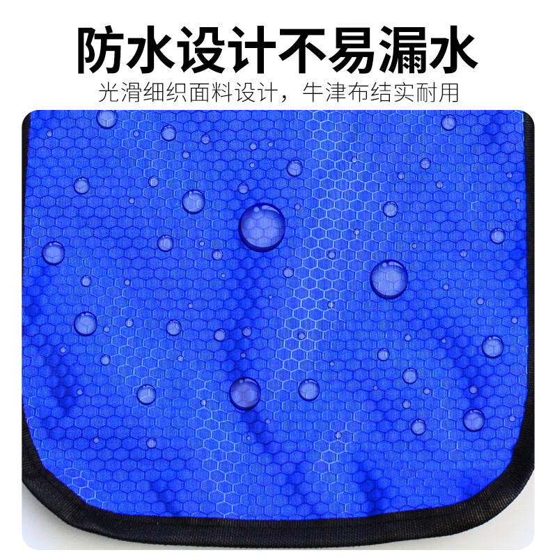 美物德品引流袋腰包背包袋子尿袋包老人造口造瘘病人专用包膀胱胆汁导管 方形引流袋单层背包(蓝色1000ML)