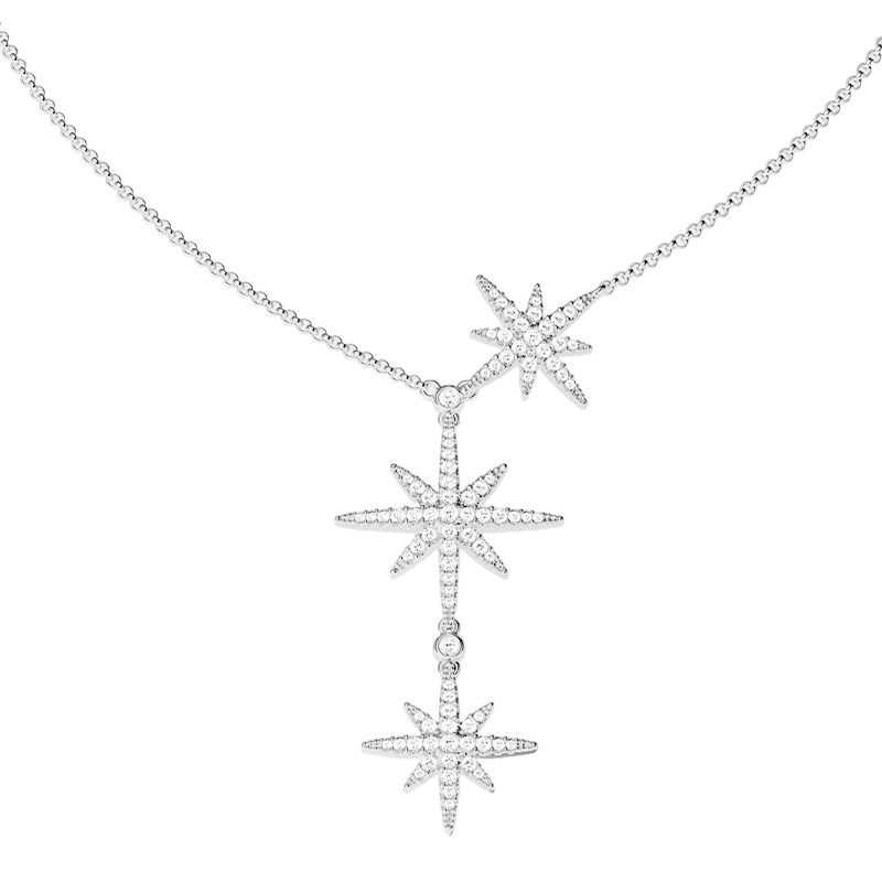 APM Monaco[杨紫同款]六芒星项链女设计感锁骨链送女友毛衣链圣诞礼物