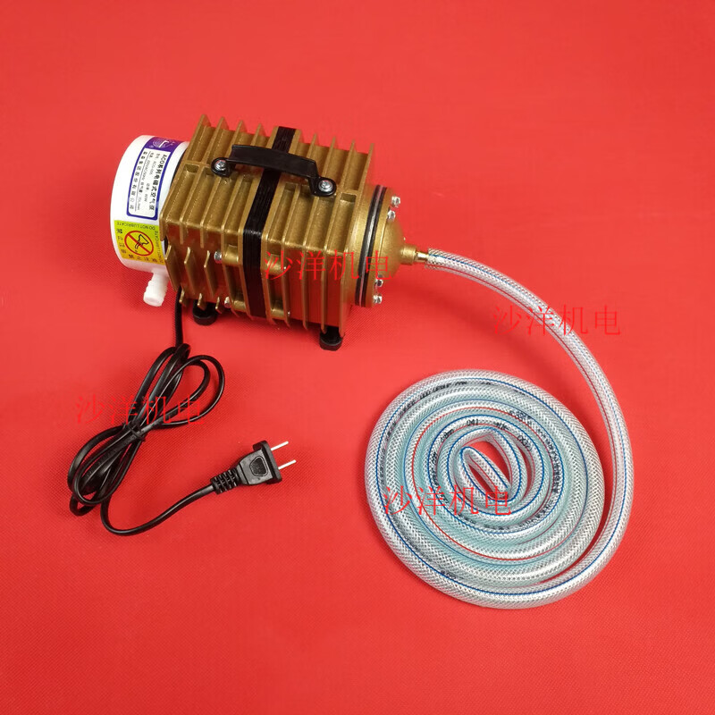 吹气泵充气泵打气泵无油电磁式压缩机家用小型打气机 80瓦