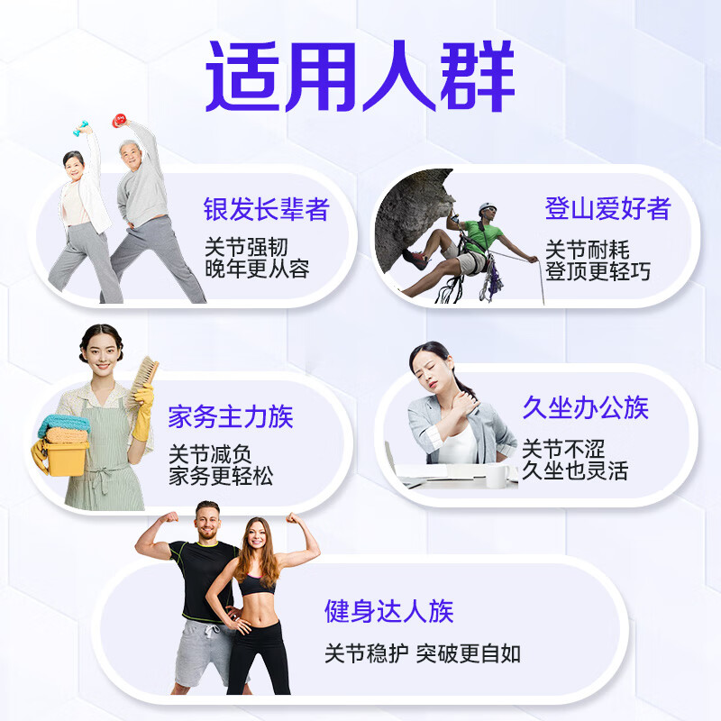 美泰双键氨糖软骨素钙片60粒/盒 蓝帽保健品 中老年人氨糖补钙营养品 60粒*1瓶