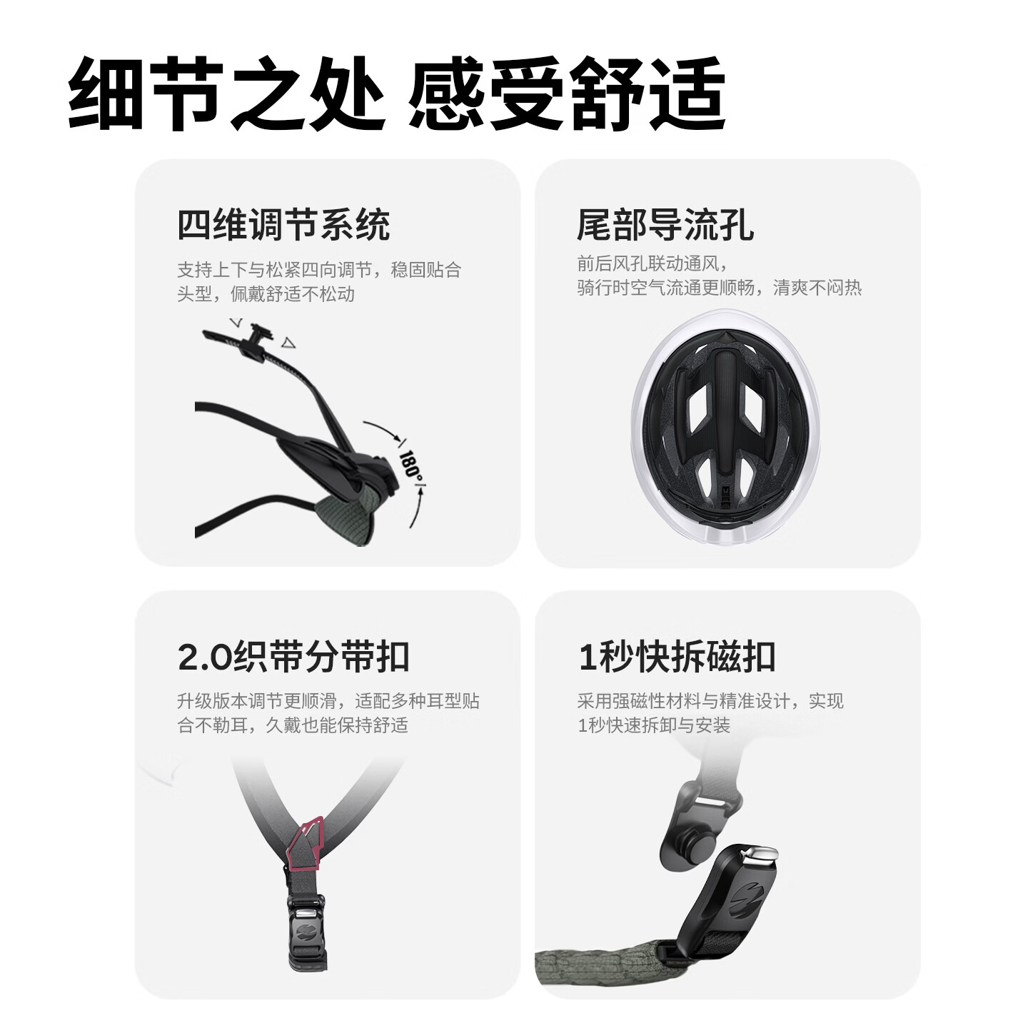 森瑞梦cs-57无龙骨骑行头盔自行山地车公路车透气男女休闲通勤安全帽 珍珠白 L