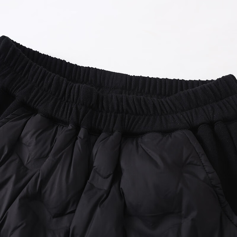 大嘴猴(paul frank)儿童羽绒裤2025秋冬新款中大童保暖防寒男女童休闲外穿厚下装 黑色 140