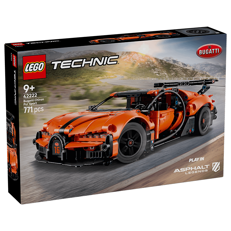 樂高（LEGO）積木機(jī)械組42222 布加迪Chiron超跑兒童玩具生日禮物新年貨裝飾