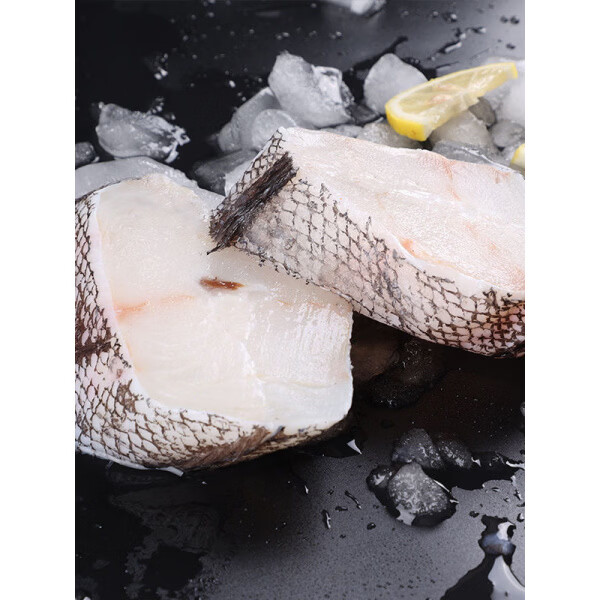 胖东来超市代购同款俄罗斯深海鳕鱼块中段【5斤】片新鲜段排辅食 5包(500g/包)