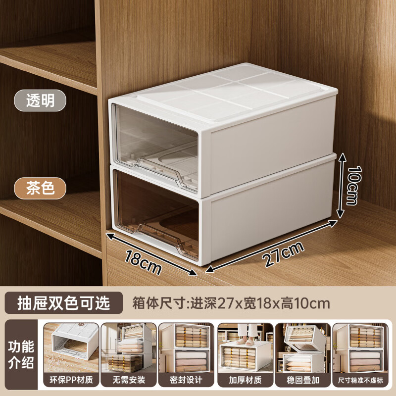 �ɷݰ�����ʽ����������¹��·����������͸��������������������ɺ� 5L: ��27*��18*��10CM����͸�� 1��װ�����巢��/�ܷ������