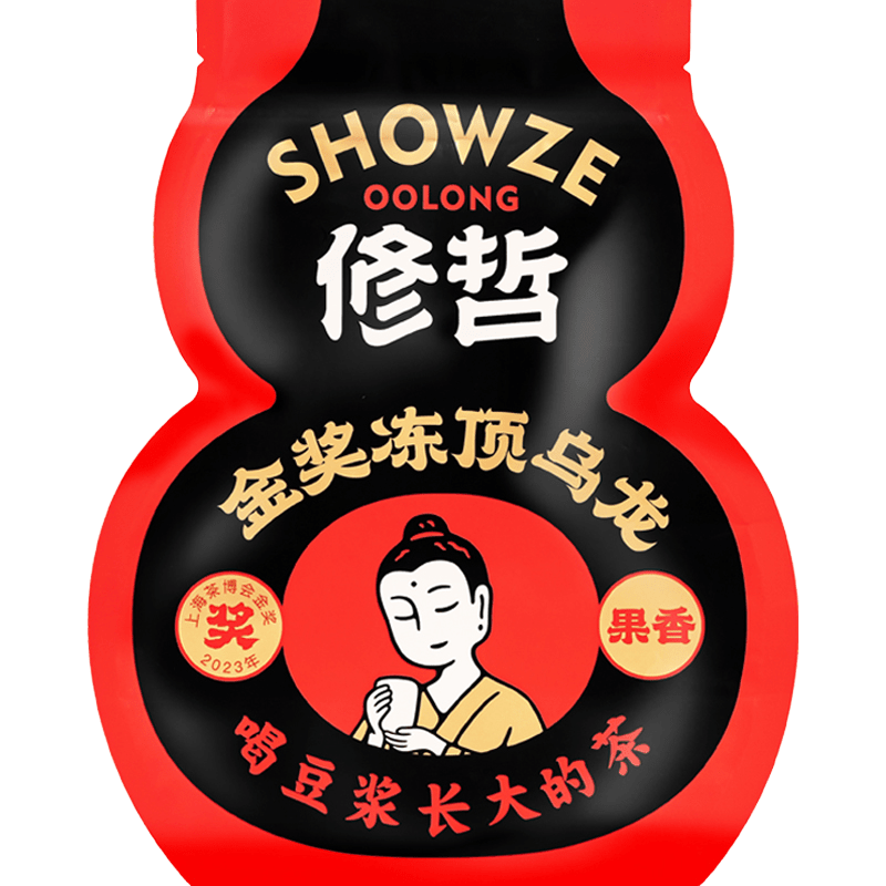修哲（SHOWZE）烏龍茶 凍頂烏龍果香葫蘆袋50g/128g散裝可冷泡 128g