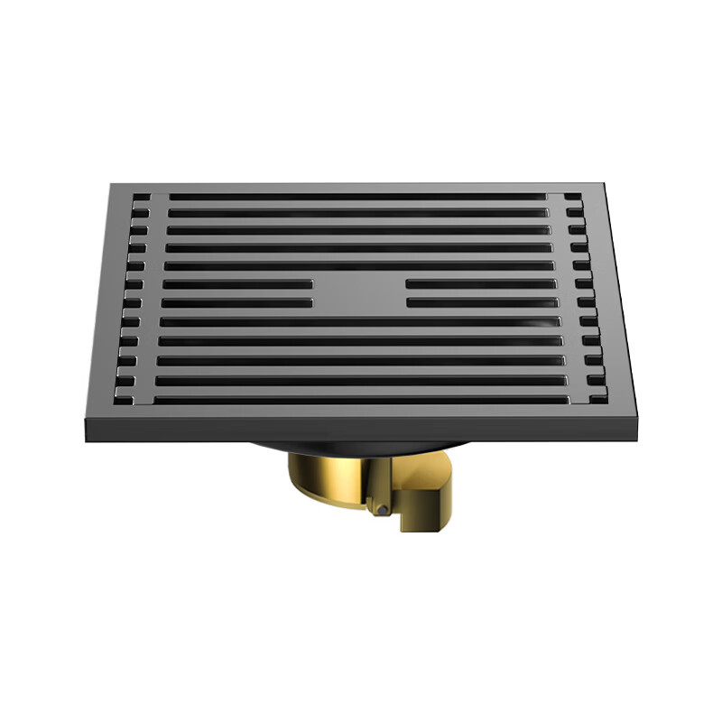 九牧（JOMOO）官方旗舰全铜防臭隐形地漏枪灰色厨房卫生间下水道通用洗衣机地漏 大隐藏【铜芯】枪灰色