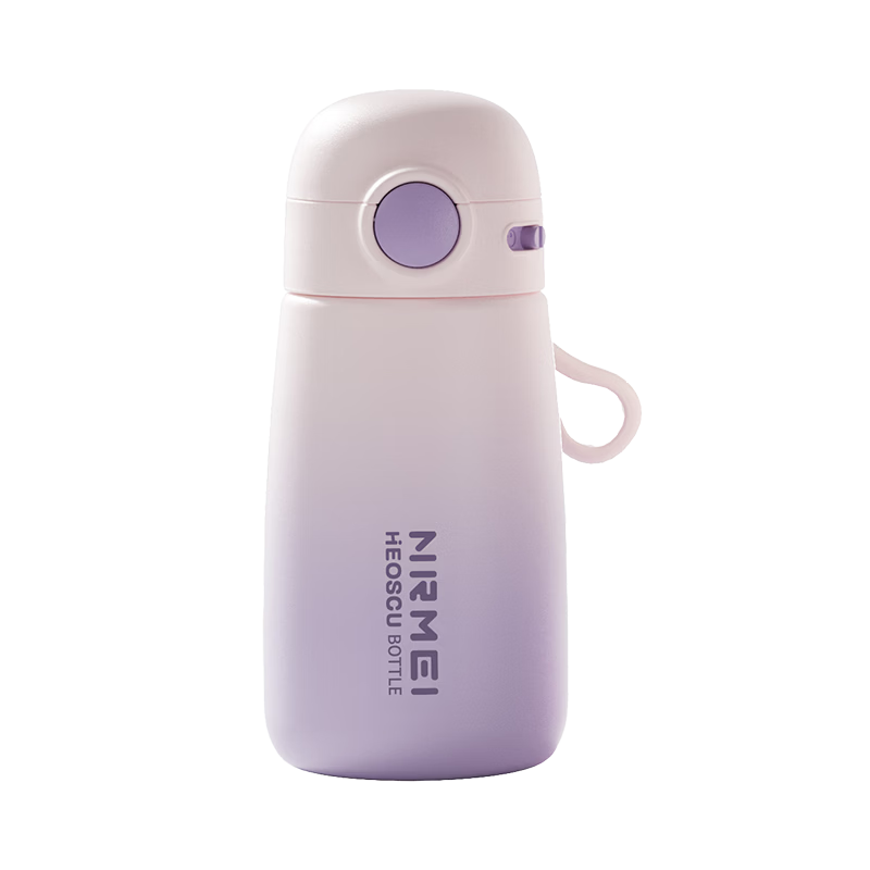 恩爾美（nRMEi）吸管保溫杯孕產(chǎn)婦專用躺著喝水女士316L不銹鋼高顏值學(xué)生兒童水杯