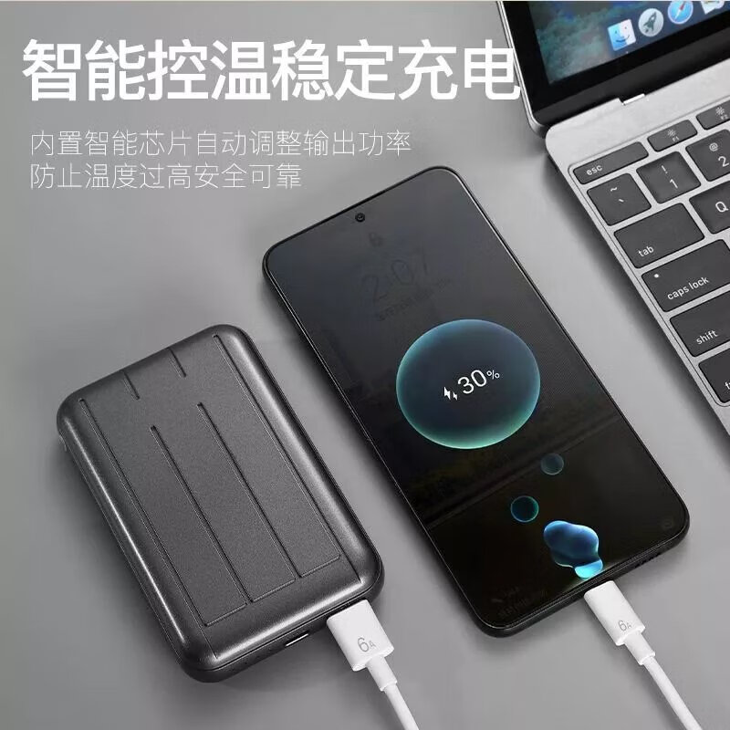 今典100W/66W快充套装充电器超级闪充6A快充线Type-c数据线usb款适用于荣耀小米三星vivo手机 套装【max66W充电器+1米6A线】