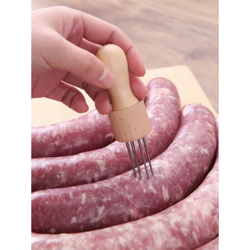 超市同款胖东品质腊肠灌香肠专用排气细针家用灌装香肠代购 超细8针款(1个)