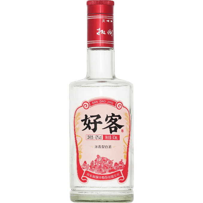 扳倒井好客山東 國井1915名酒 濃香型白酒42度 500ml 純糧食 親民口糧酒 500mL 1瓶