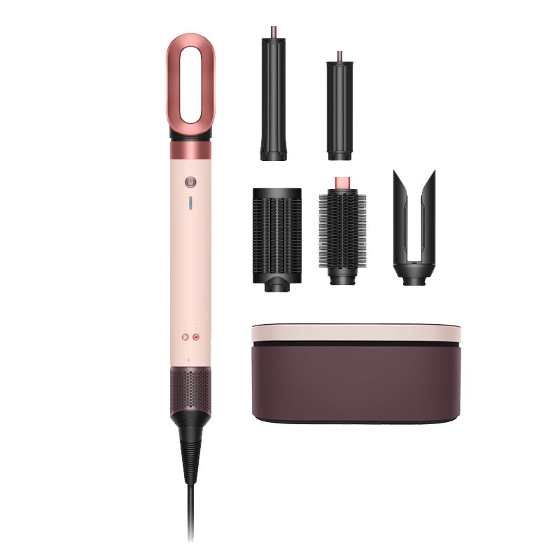 戴森（DYSON）HS09多功能造型吹风机 卷发棒 吹干、拉直、卷发，三合一 情人节礼物 HS09 晨曦粉