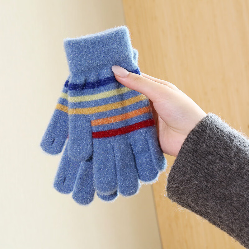 ���޵�ɫ�ʲʺ��������ֻ��ɴ�����֯������Ů������ů�ɰ���ָ������ů���� ��ɫ 12.6Ԫ