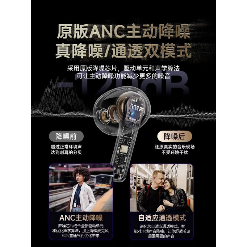 华强北爆款【直营正品丨降噪Air4代】 华强北蓝牙耳机真Air4无线耳机ANC降噪半入耳式iPhone17/16Pods 原版正装全功能顶配版 主动降噪+空间音频+头部追踪