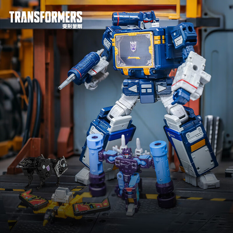 变形金刚（Transformers）儿童男孩玩具模型手办礼物传世领袖级G1宇宙声波F9188