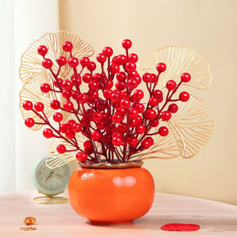 清洁JTT 柿柿如意摆件 俩个装