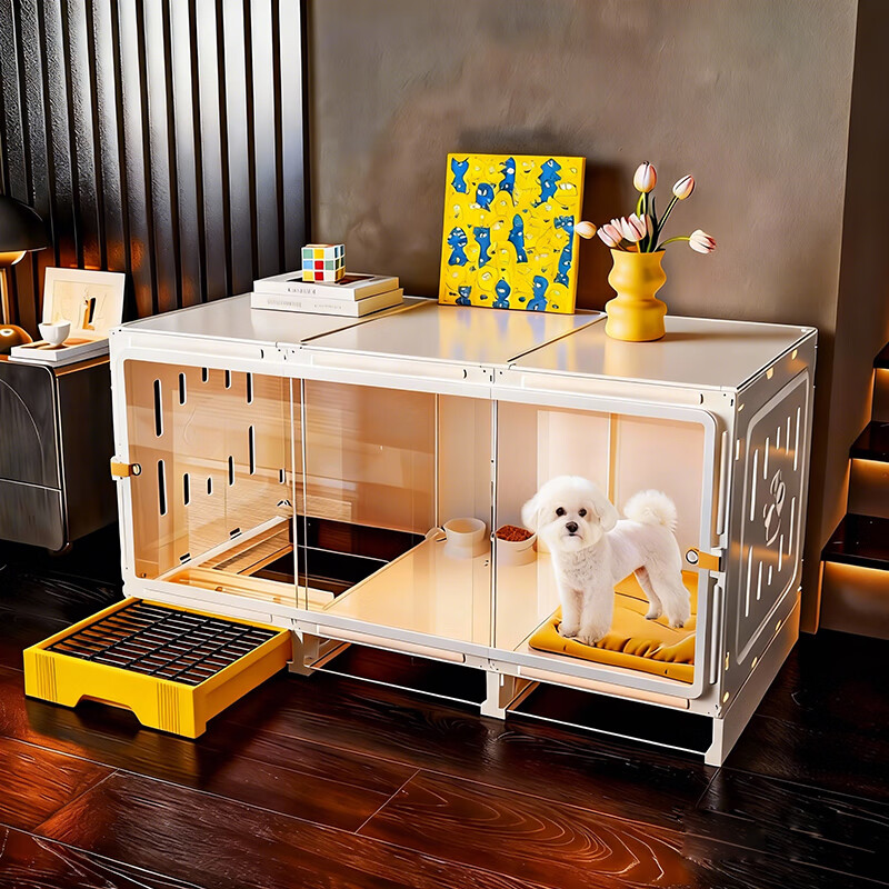 蔻丝狗笼带厕所分离狗别墅狗笼子小型犬一室一厅一卫狗窝小狗宠物泰迪