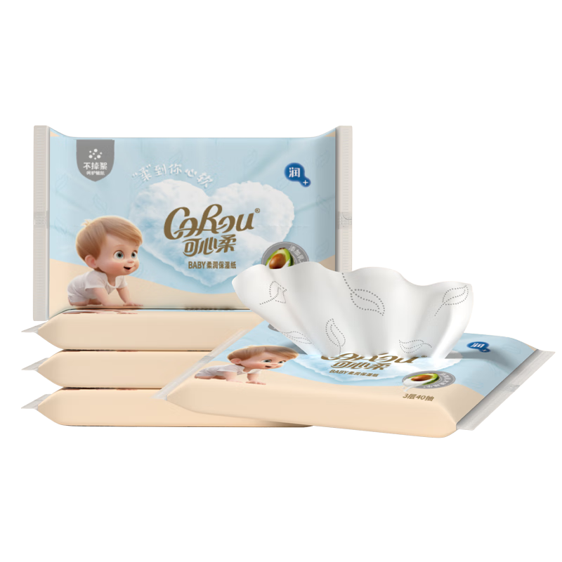 ������ V9 Ӥ��ֽ����˪ֽ 3�� 40��*5��  0.98Ԫ/������4.9Ԫ��