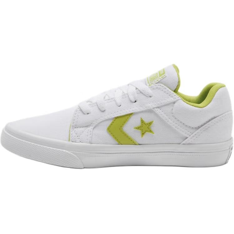 匡威（Converse）El Distrito 2.0 潮流百搭薄底 防滑耐磨轻便 低帮 板鞋 男女同款 白色 36