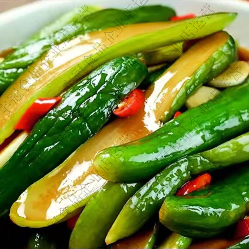 石磨小镇外婆的清脆爽口开袋即食小吃酸辣黄瓜与贡菜 黄瓜香辣+贡菜酸辣 5包不