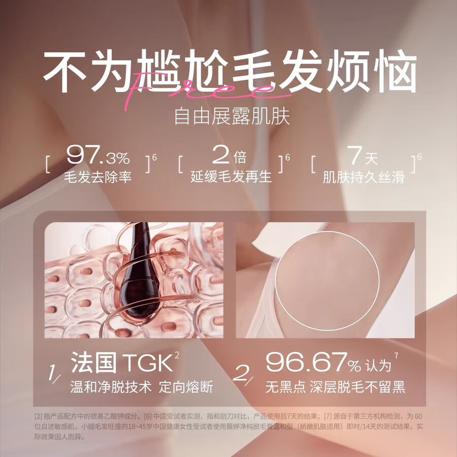 薇婷私密脱毛膏宋茜同款私处专研型脱毛男女学生可用不留黑点隐私发货 【私处专研-比基尼脱毛】50ml