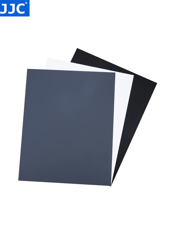 JJC18度灰卡18灰卡手動白平衡卡攝影測光卡灰板防水大號