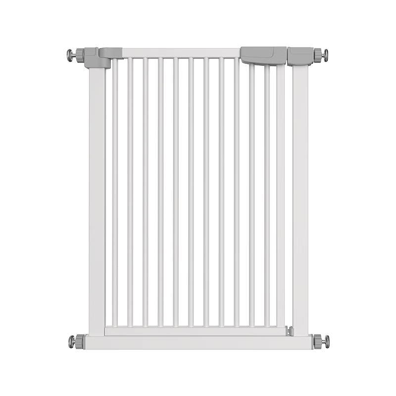 潤逸達免打孔擋攔防寵物貓咪狗狗門欄圍欄隔斷隔離柵欄護欄桿家用室內(nèi) 高度150厘米(自動門) 適用門寬83-90厘米