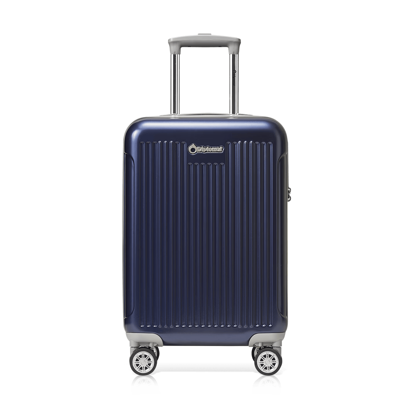Diplomat外交官行李箱20英寸扩充层拉杆箱男登机旅行密码箱女TC-6012TM蓝