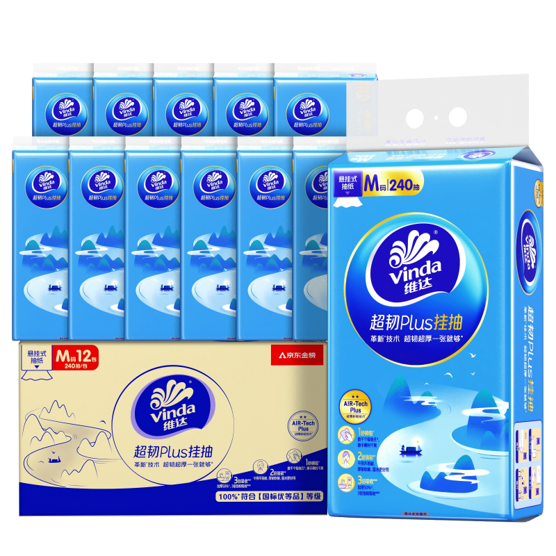 ���ڲ�����ά�Vinda����ֽ ����Plus�ҳ�3��240��*12��M�� ֽ����ֽ����ʽ����������� 67.6Ԫ