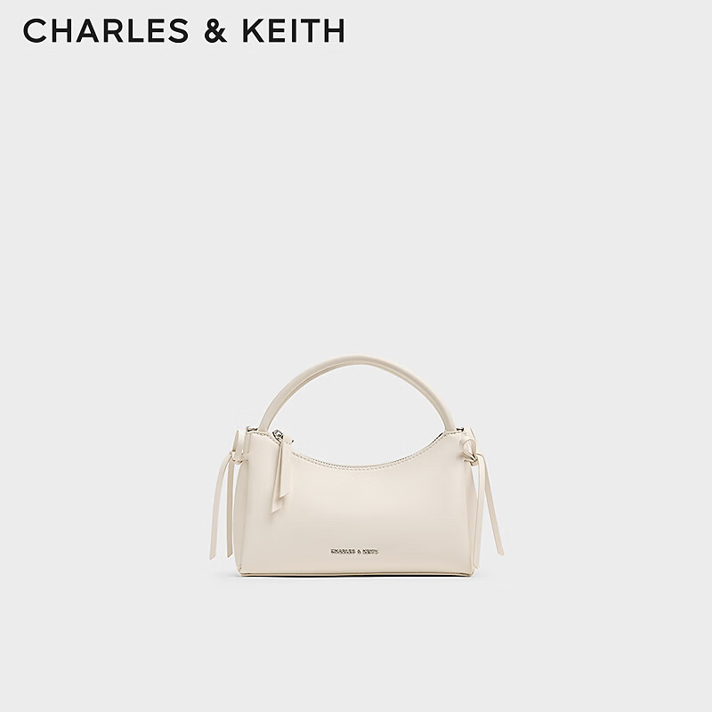 CHARLES&KEITH26����Ʒ�������Ͱ�����б��С����CK2-30160255 Cream�̰�ɫ S 439Ԫ