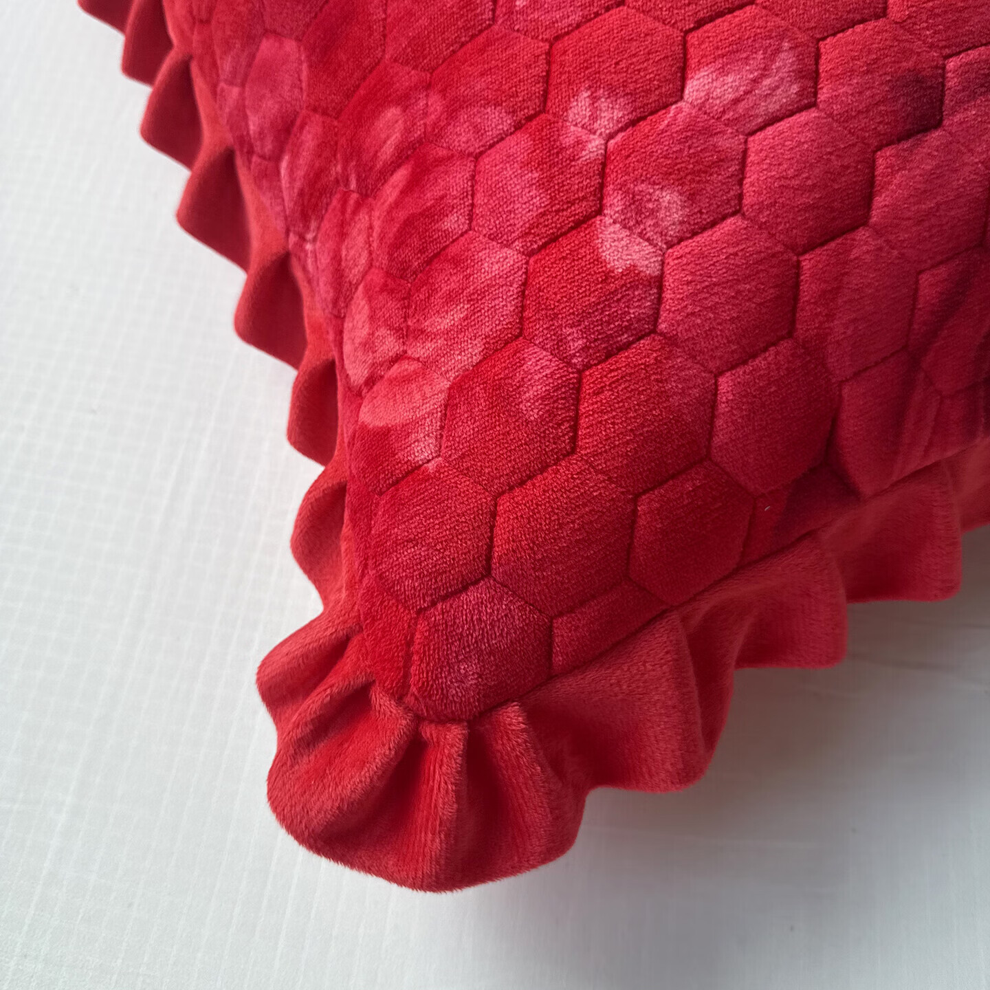 【甄选直发】A类高克重牛奶绒加厚枕套 秋冬季法兰绒单人枕芯套内 玫瑰红【加绒加厚/防静电】 枕套一对48*74cm