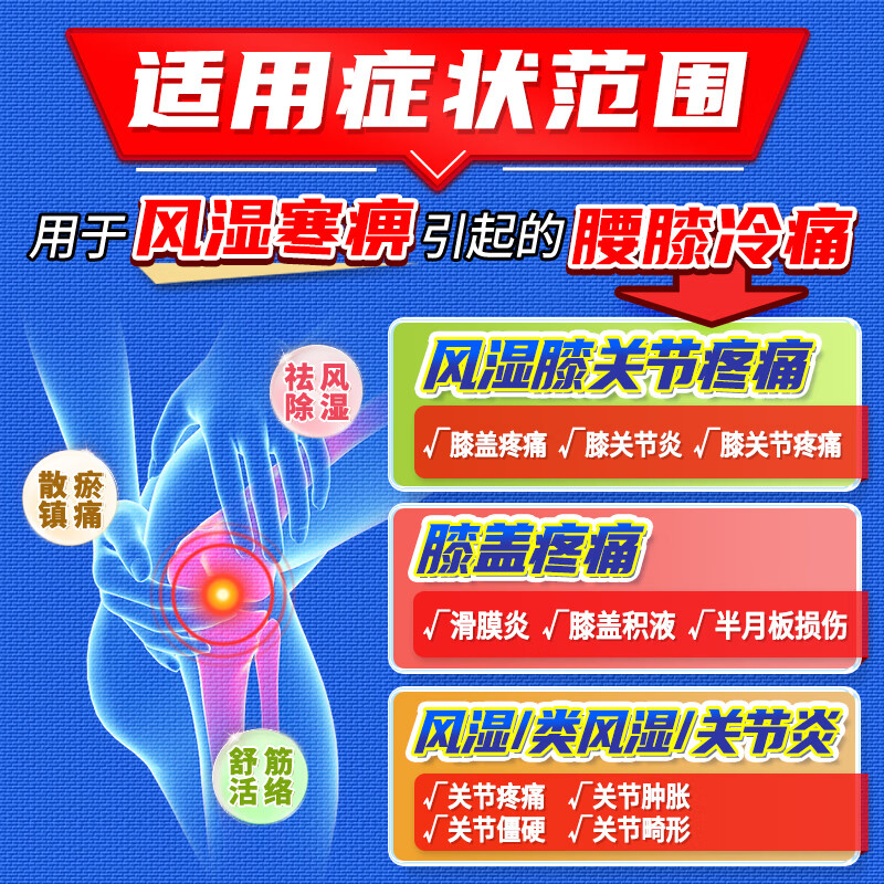 [金顶皇]钻山风合剂 150ml 4盒装 膝盖疼痛膝盖积液关节炎滑膜炎专用药关节肿胀僵硬活血化瘀消肿止痛100%正品效特 活血化瘀+消炎消肿+止疼痛