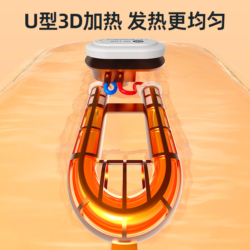 久量（DP）热水袋暖水袋充电大号加长暖宝宝亲肤暖肚子暖手脚暖被窝安全防爆 短款灰【一体式+亲肤绒+自动断电】 【充电简单保暖持久】