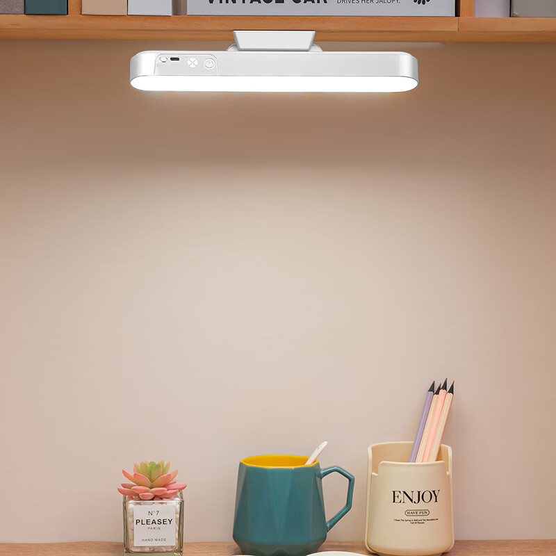 鑫捷新宿舍磁吸灯学习护眼台灯LED大学生寝室床头小夜灯卧室充电酷毙灯 挂钩36厘米旋转充电款【可挂可吸】