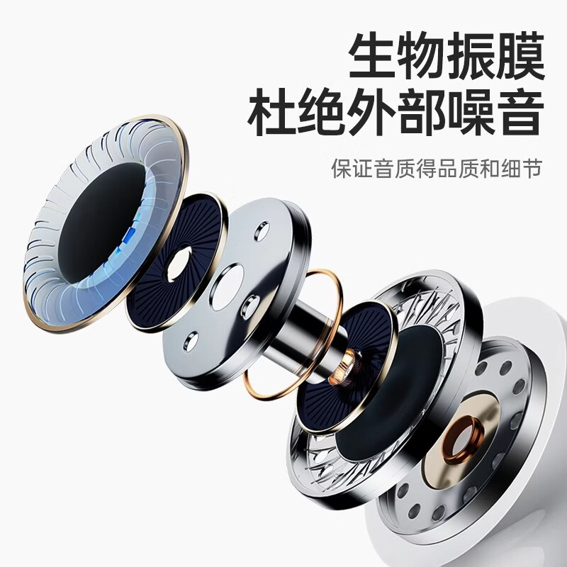 卡米乐2026新款华强北AirPro3顶配版适用于苹果iPhone全系列入耳式无线蓝牙耳机ANC主动降噪通透改名定位 半入耳-Pods 4降噪版【主动降噪+空间音频+原版全功能】 纯原版1:1陶瓷白色