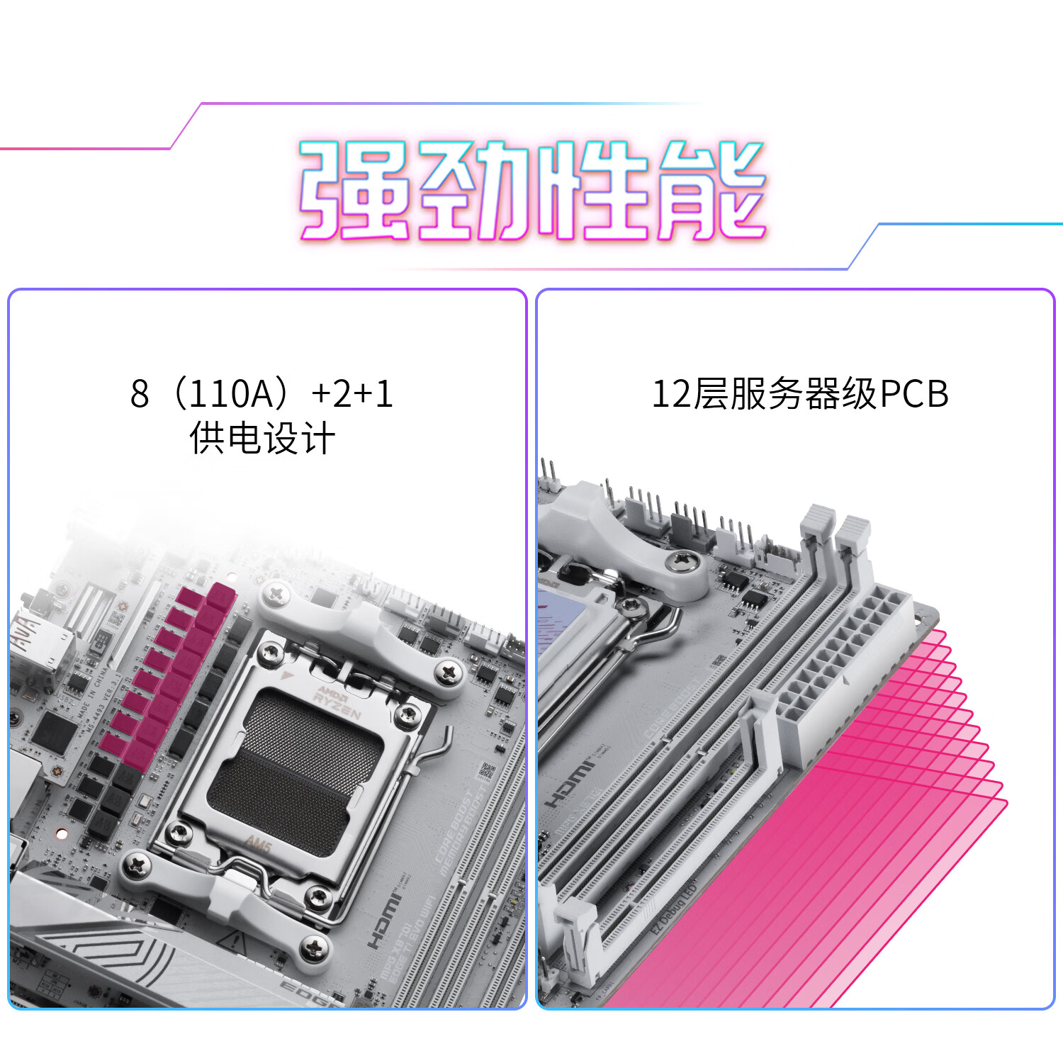 微星 MPG X870I EDGE TI EVO WIFI 刀锋 图 5