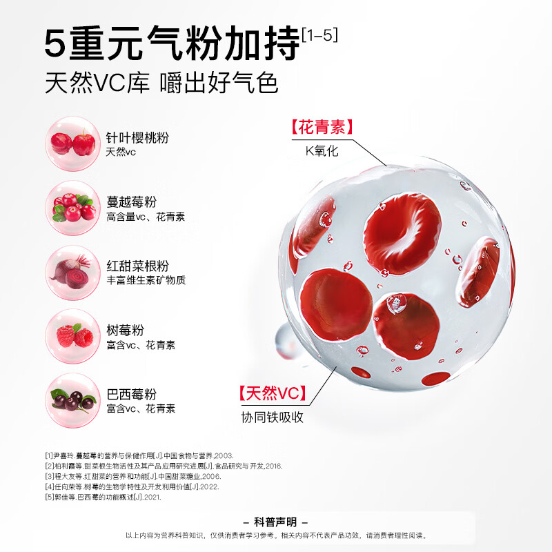 minayo美那有 富铁软糖孕期哺乳期姨妈期女性养气血多重铁元素补铁软糖 【含铁量7mg/粒】 120粒*2瓶 装