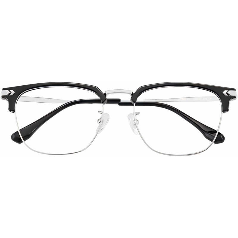 万新近视眼镜1.74平光防蓝光镜高度数散光超轻眼镜框架专业线上配镜 123238黑色 镜架+依视路旗下万新1.67MR-7高清镜片[-800度内]