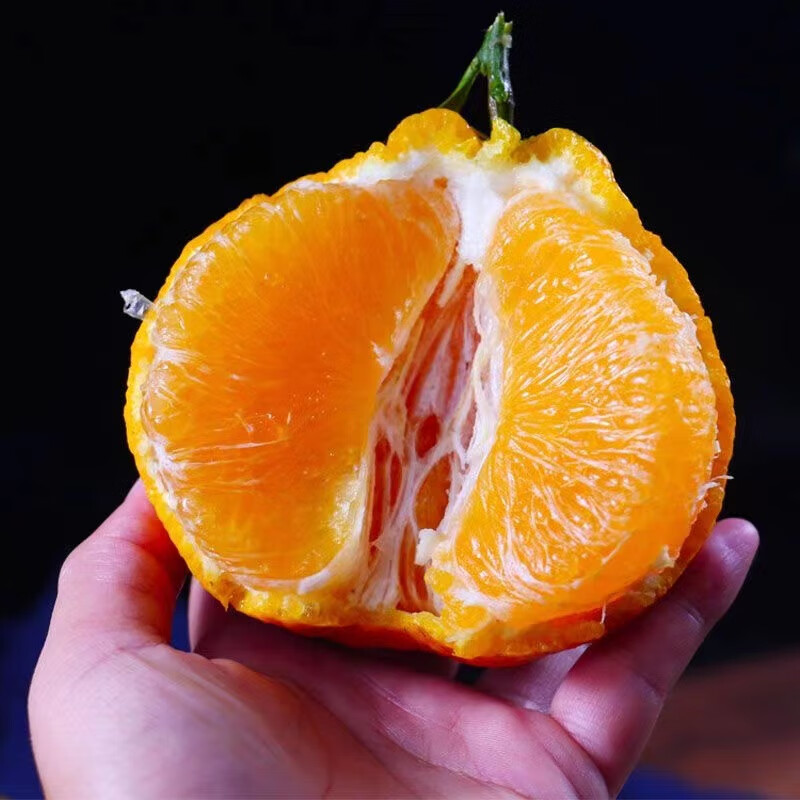 同甘园四川春见耙耙柑新鲜水果整箱孕妇橘子时令柑橘 整箱5斤精选果径70-75MM净4.5斤