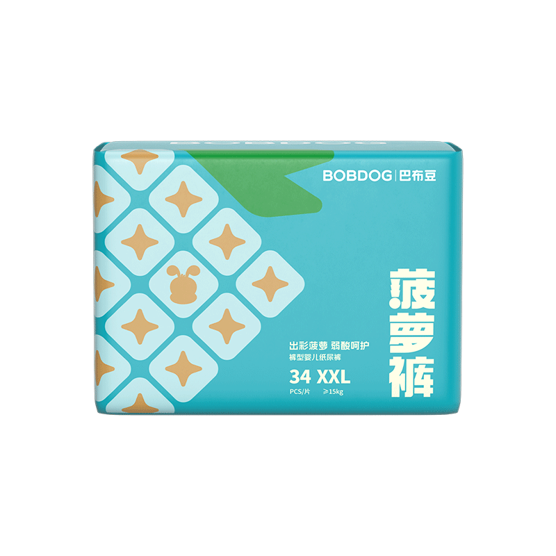 �Ͳ�����BOBDOG�����ܿ�������XXL��34Ƭ��14-17kg���ϣ�Ӥ����ʪ����͸��    113.05Ԫ