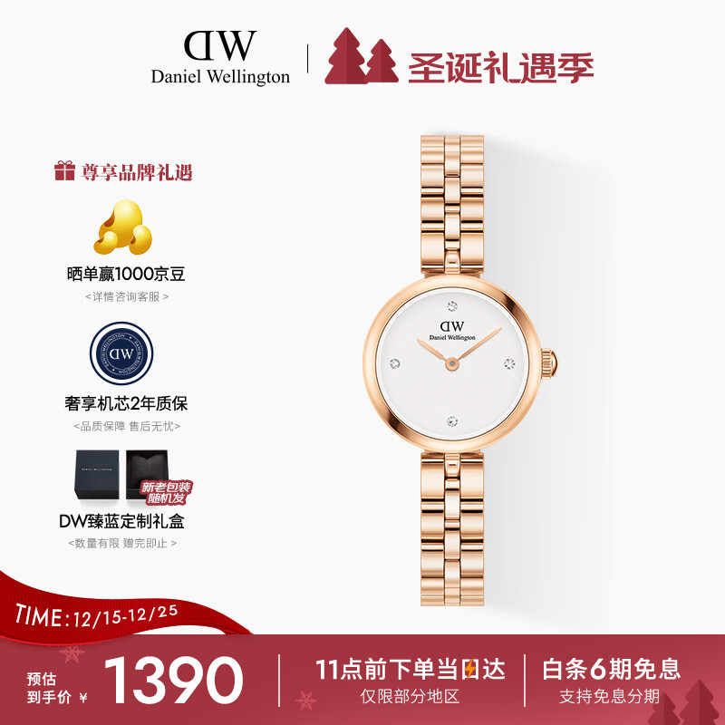 丹尼尔惠灵顿（DanielWellington）DW手表女Elan瑰美系列女士腕表送女友节日礼物DW00100717