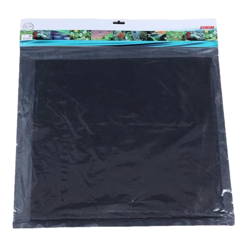 伊罕EHEIM 鱼缸过滤棉水族箱过滤材料 经典桶配套过滤棉 羊绒棉 伊罕活性炭棉48*48cm