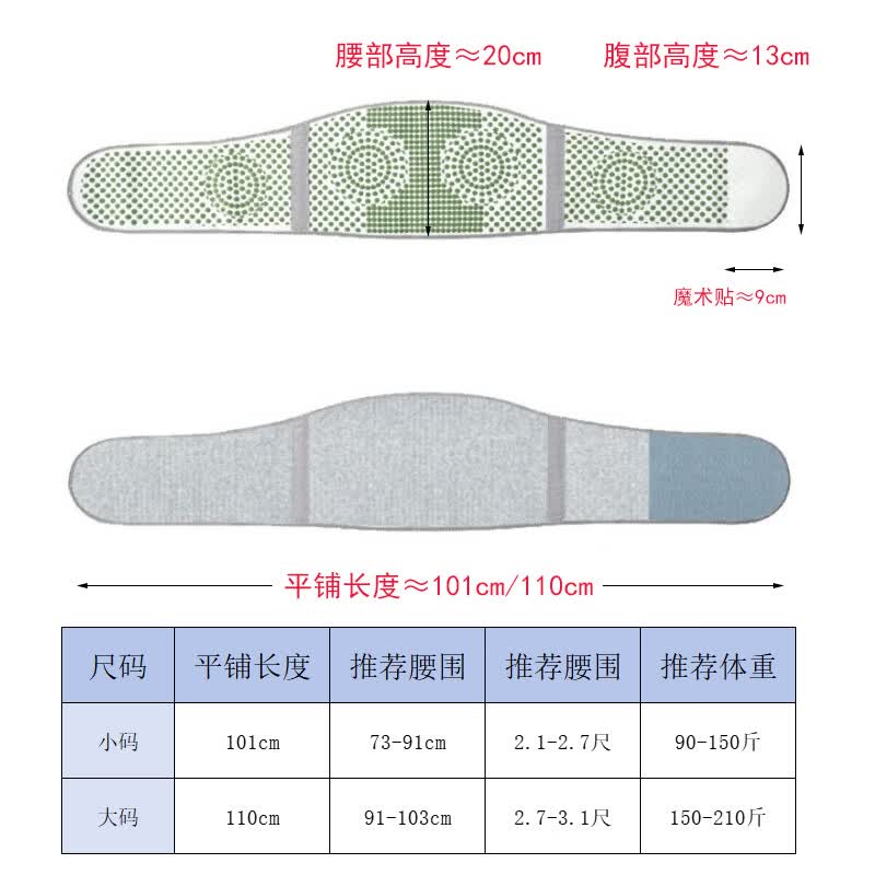 护荐(HUJIAN) 护腰保暖艾草自发热腰带 腰椎间盘运动暖腹腰围男女士秋冬 艾草养护护腰大码(150-220斤)