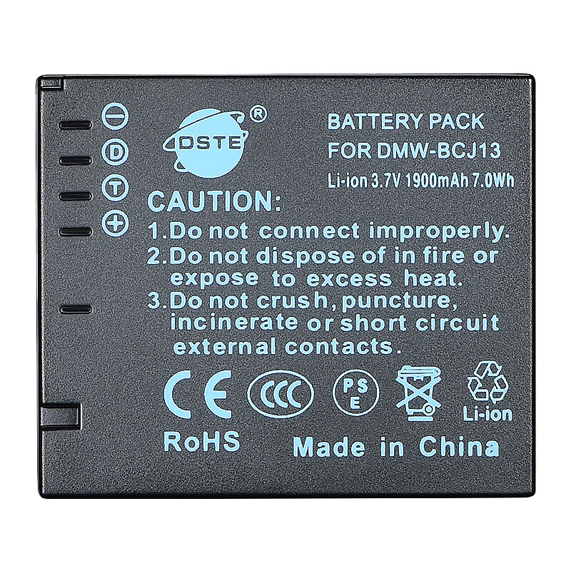 蒂森特（dste）(DMW-BCJ13數(shù)碼相機(jī)電池BP-DC10-E電池LX7 隨機(jī)發(fā)