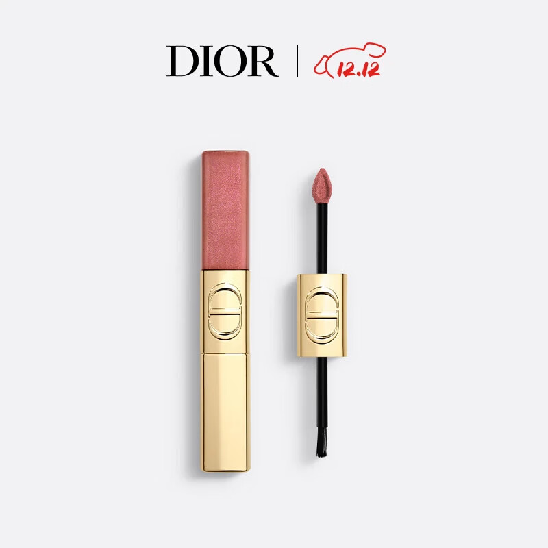 迪奥DIOR【圣诞限定】烈艳蓝金双效亮闪唇釉 100口红生日礼物圣诞礼物