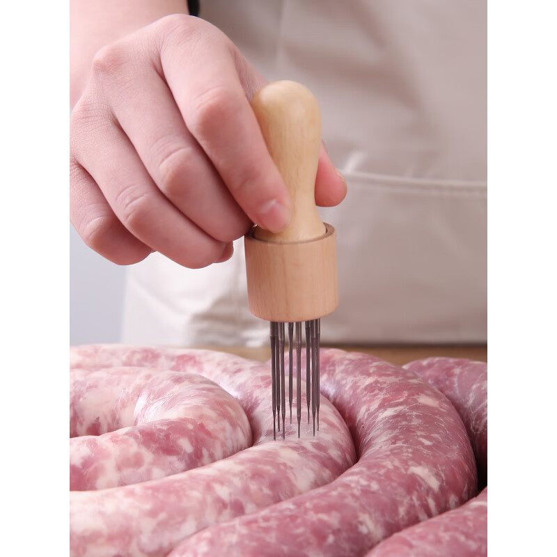 超市同款胖东品质腊肠灌香肠专用排气细针家用灌装香肠代购 超细8针款(1个)