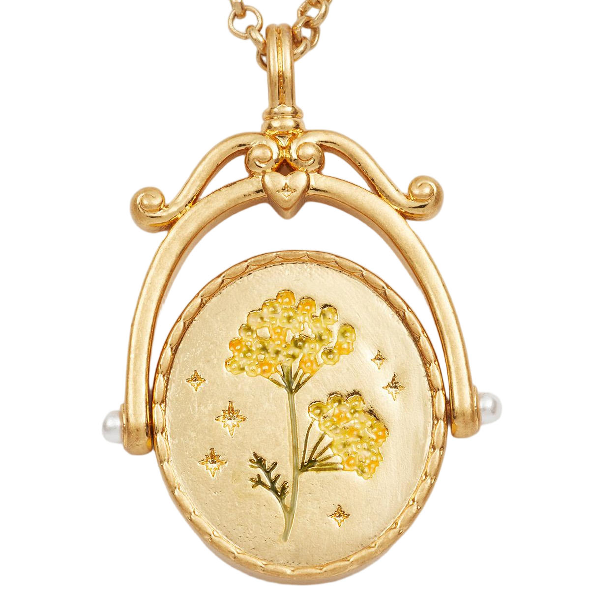 Fable【张艺凡同款】字母双面旋转珐琅彩项链女高级感小众轻奢生日礼物 字母Y双面可旋转珐琅彩项链