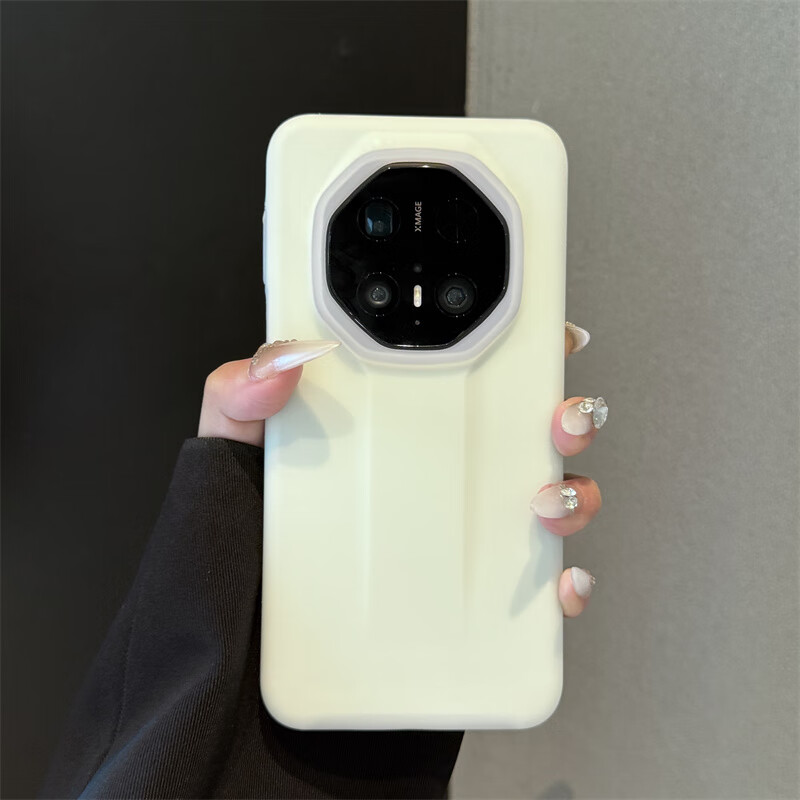 适用华为mate80promax手机壳硅胶70rs非凡大师全包60pro+防摔外壳 【古董白】 果冻液态硅胶 华为 Mate 60 Pro+